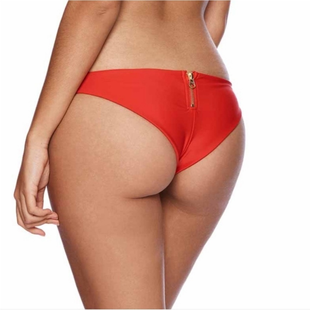 Beach Bunny Red Zoey Tango Bikini Bottom